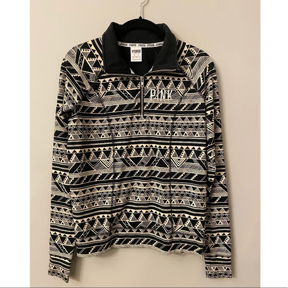 Victoria’s Secret PINK Half-Zip Aztec Print